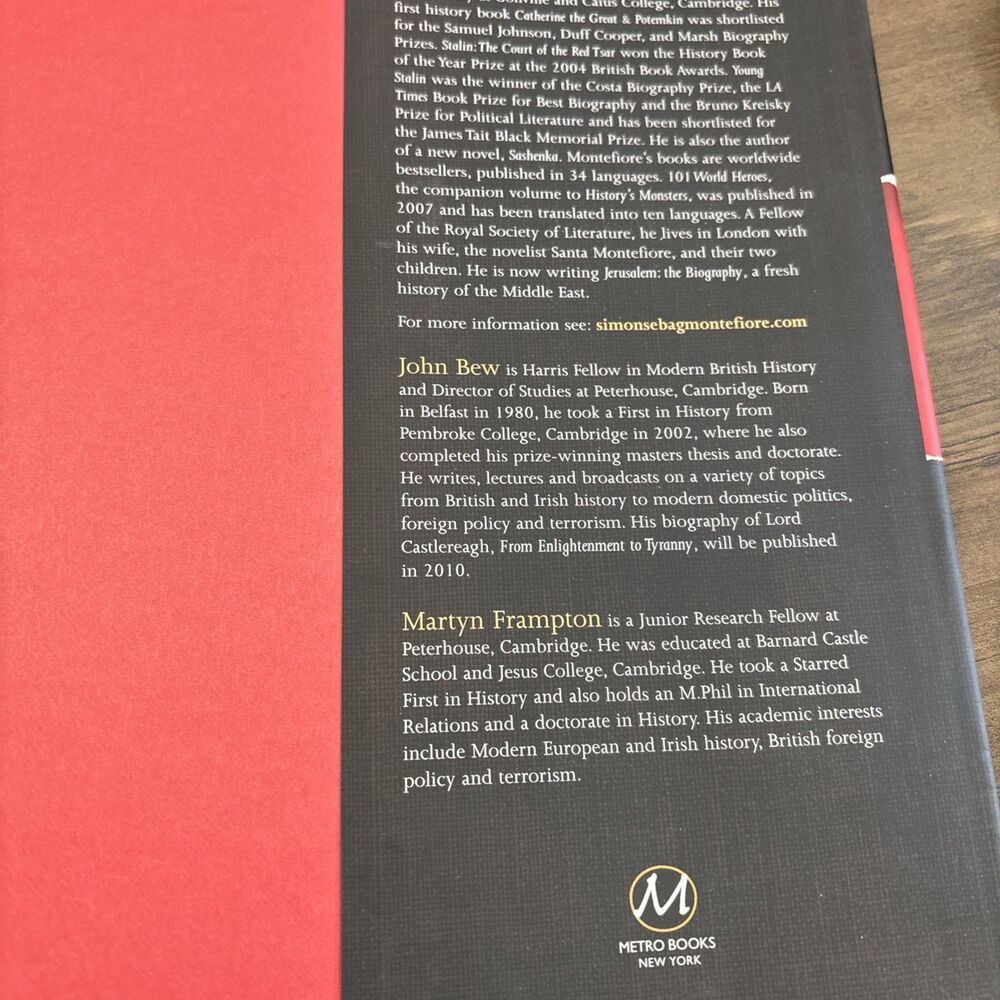 History's Monsters From Vlad To Hitler - hardcover DJ Montefiore, Simon Sebag - Picture 8 of 15